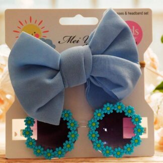 Flower Sunglass & Butterfly Bow