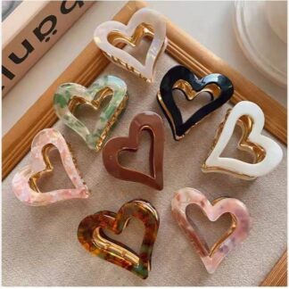 Heart Shape Hair Claws