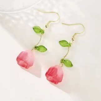 Tulip Leaf Earrings
