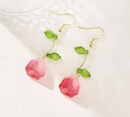 Tulip Leaf Earrings