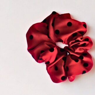 Vintage Dot Scrunchies