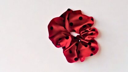 Vintage Dot Scrunchies