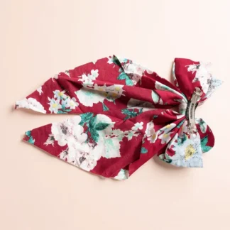 Floral Hair bows - Vintage Look