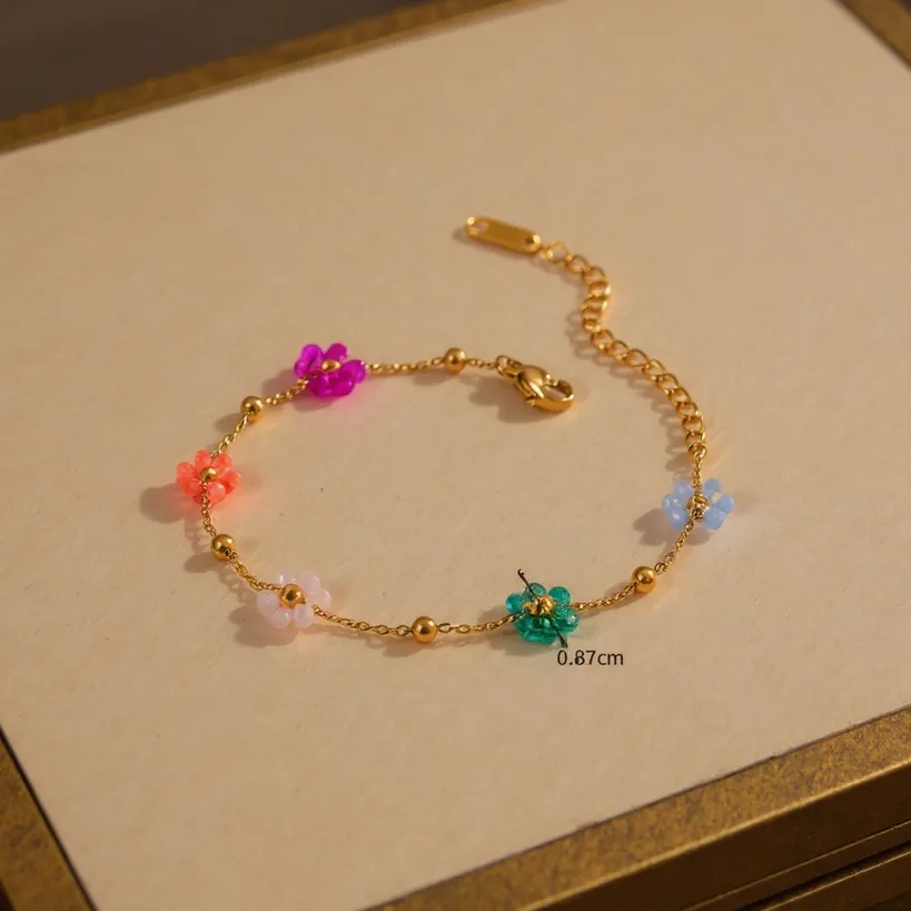 Sunflower Beads Bracelet