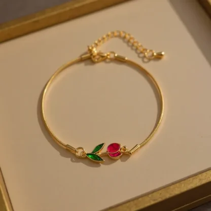 Tulip Flower Bracelet - Image 2