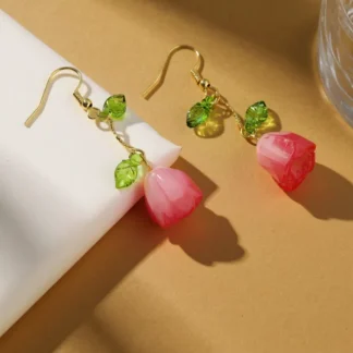 Tulip Leaf Earrings