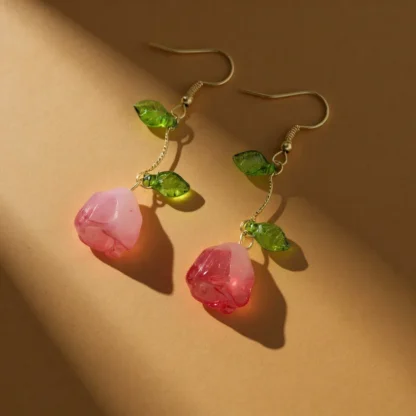 Tulip Leaf Earrings - Image 2