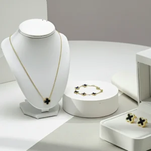 Leaf Clover Set | Necklace | Bracelet | Earring